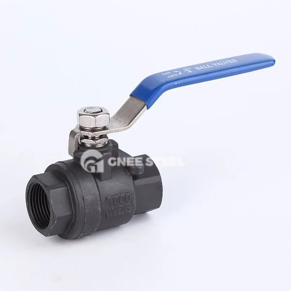 Valvă cu bilă din oțel din oțel din 2 bucăți