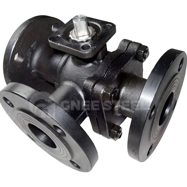 Supapă cu bilă metalice cu 3 căi