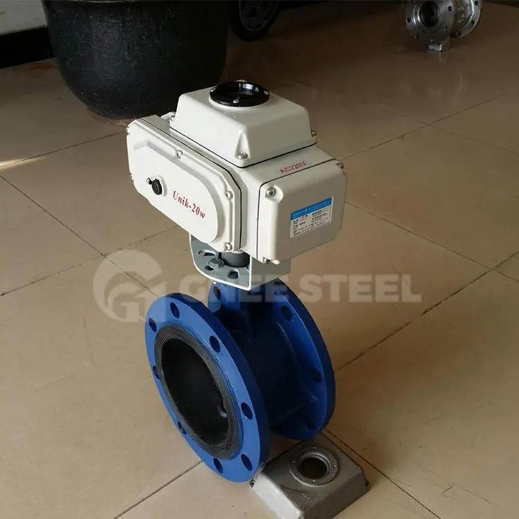 Supape fluture acţionate