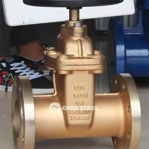 Supape de poartă de bronz din aluminiu