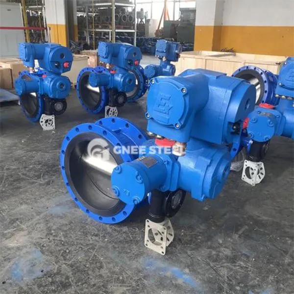 Supapă de fluture cu comutator de manipulare