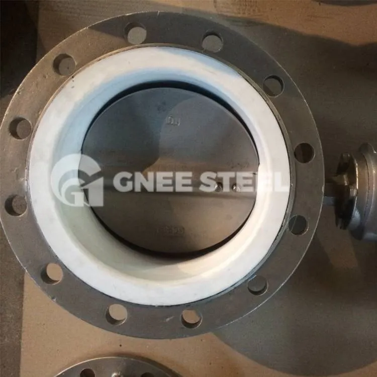 Supapă fluture din fontă cu dublu decalat