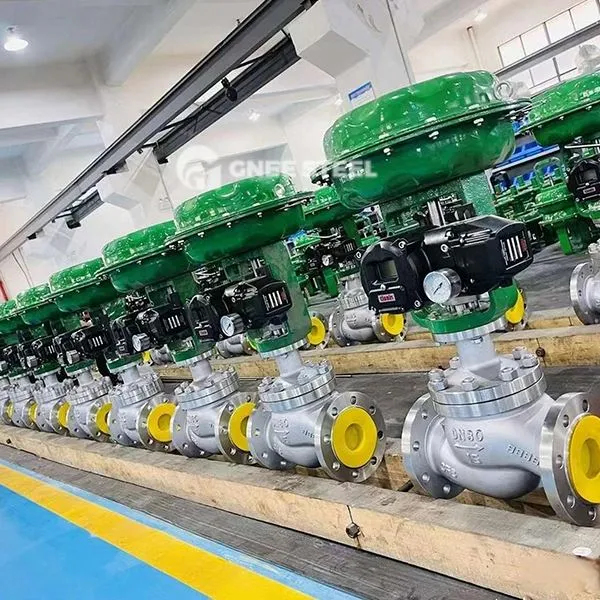 Supapă de glob de scaun dublu