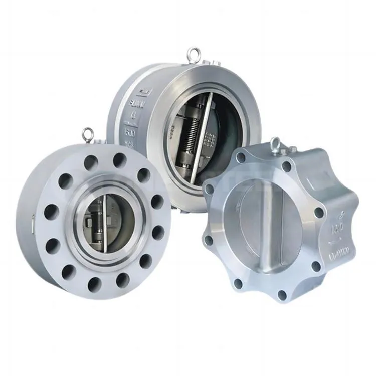 Supapă de reținere cu două plăci