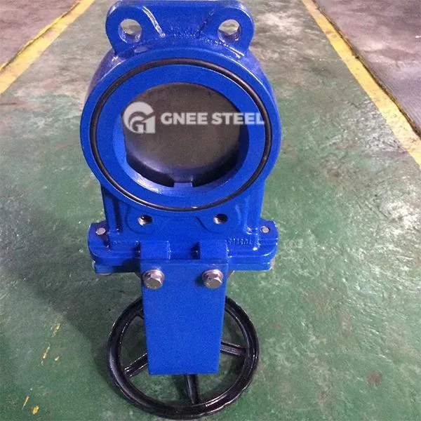 Valva cu cuțit de fier ductile