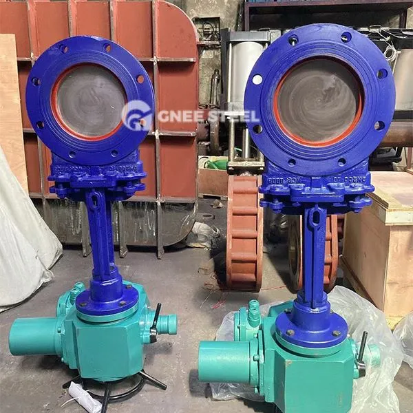 Valvele porților cu cuțite electrice acționate