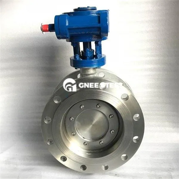Valva fluture de înaltă funcție de flanșă dublă