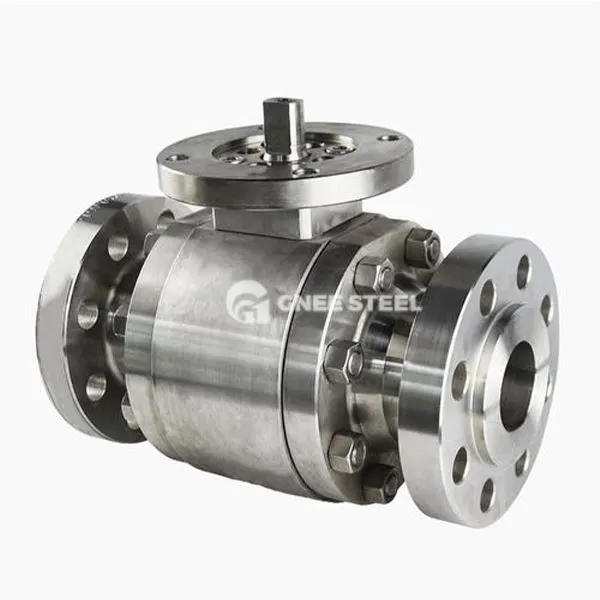 Supapă de bilă de trunnion din oțel forjat