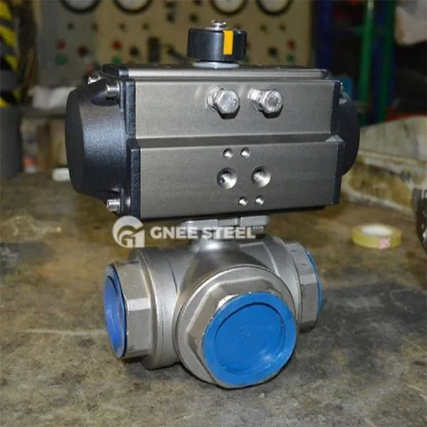 Supapă cu bilă de înaltă presiune cu 3 căi