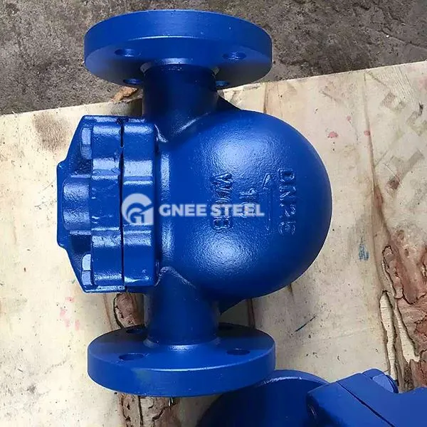 Valva cu bilă operată cu pârghie