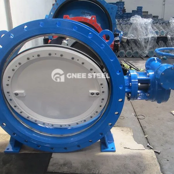 Valvele de fluturi offset triplu manual