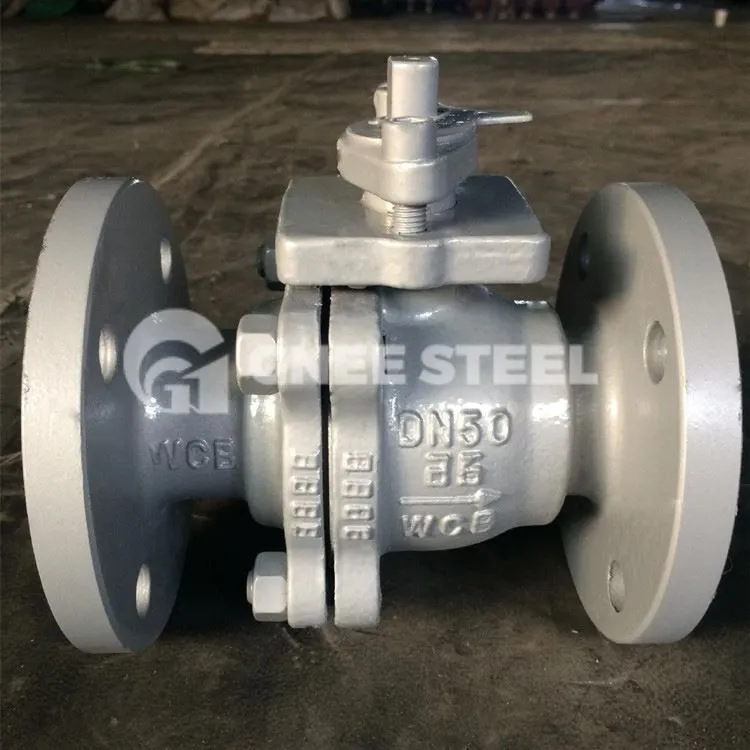 Supape cu bilă cu flanșă cu așezare metalică