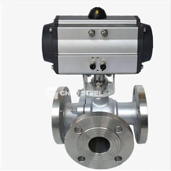 Valvă pneumatică acționată pe 3 căi