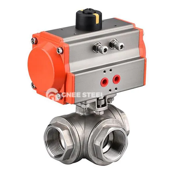 Valvă pneumatică cu trei căi