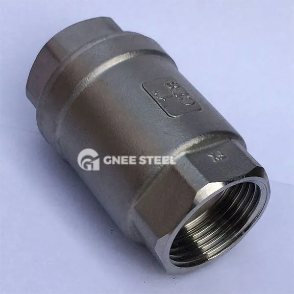 Supapă de verificare a arcului din oțel inoxidabil