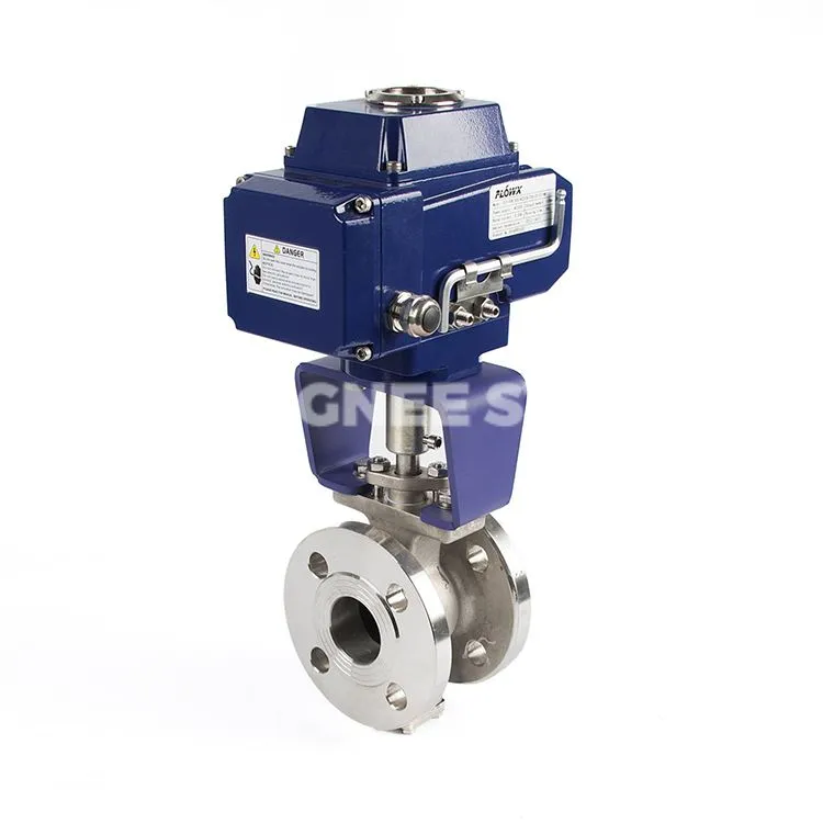 Supapă cu bilă cu port V din inox