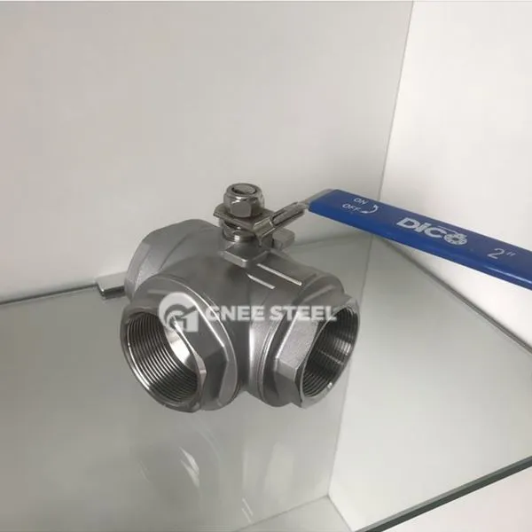 Valvă manuală cu trei sensuri