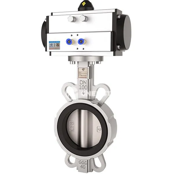 Valve fluture în stil wafer